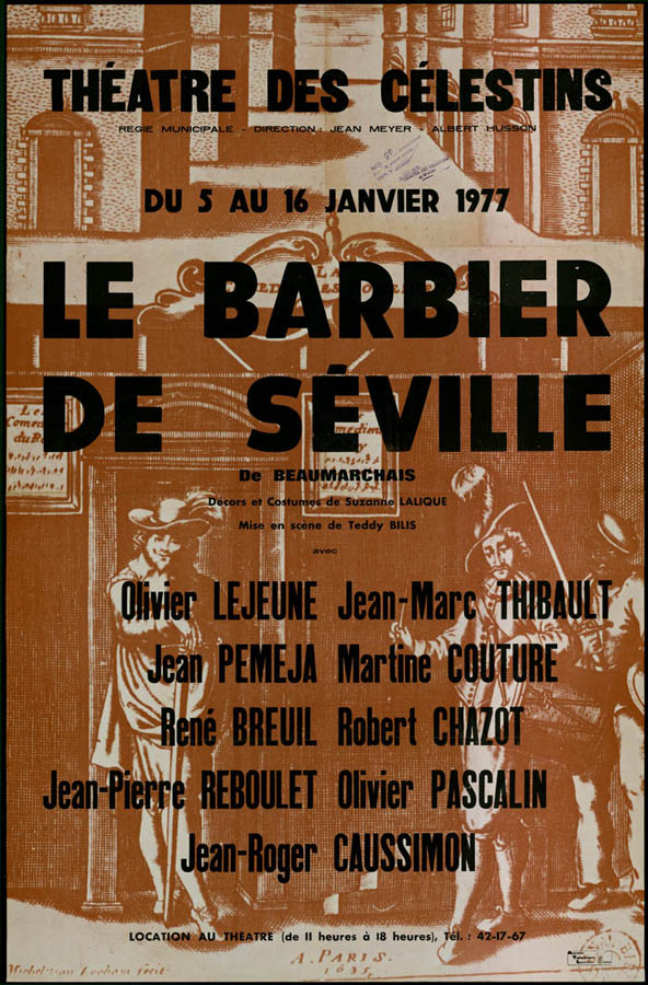 Le Barbier De Séville Fiche De Lecture Le Barbier de Séville / 1976-1977 / Saisons / Accueil / Mémoires