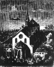 Vue historique du couvent des Célestins